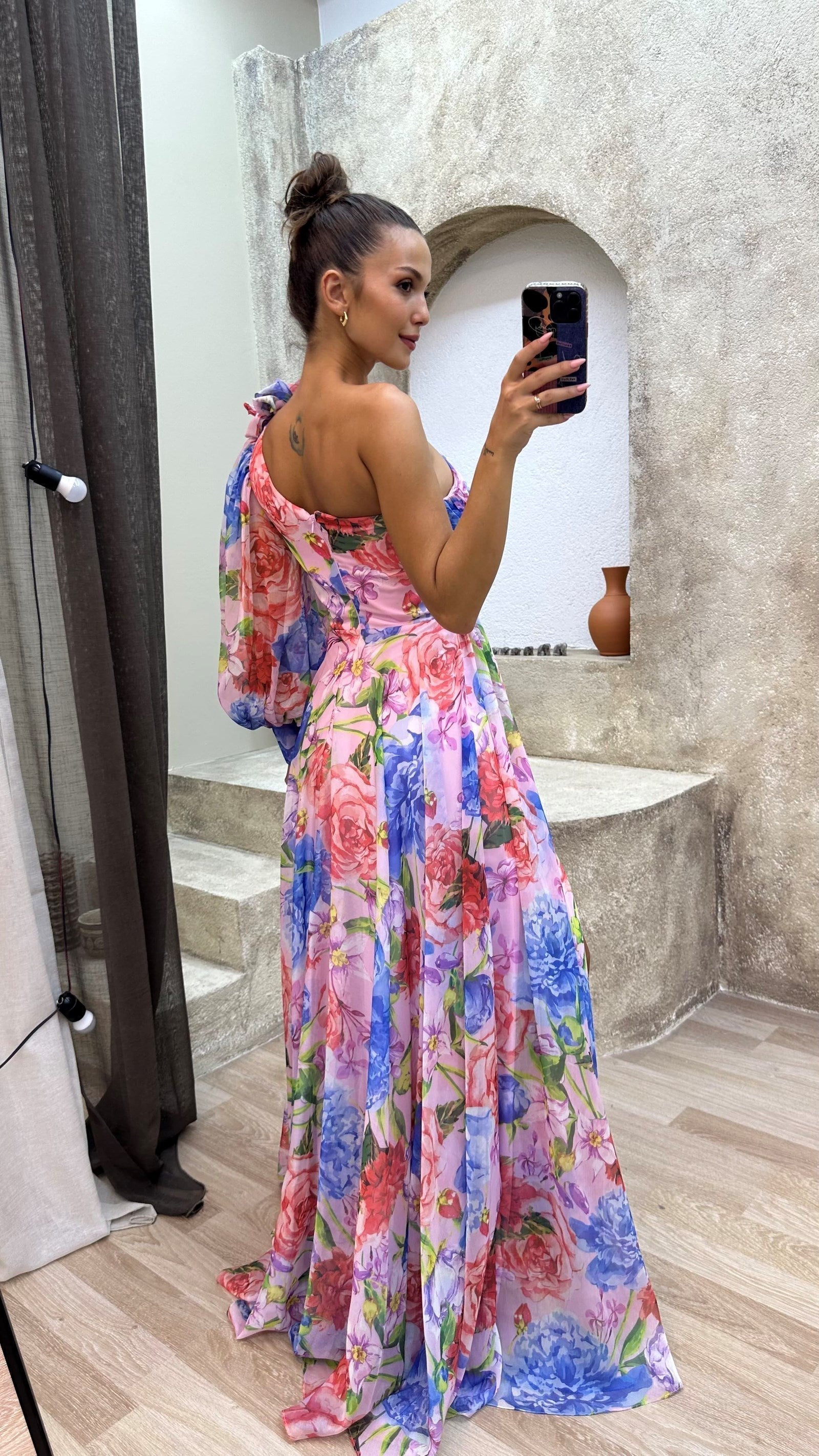 Abito Da Donna Elegante Con Spalle Cadenti Per Cerimonie E Eventi Estivi - Vestito Cerimonia Donna Elegante 3