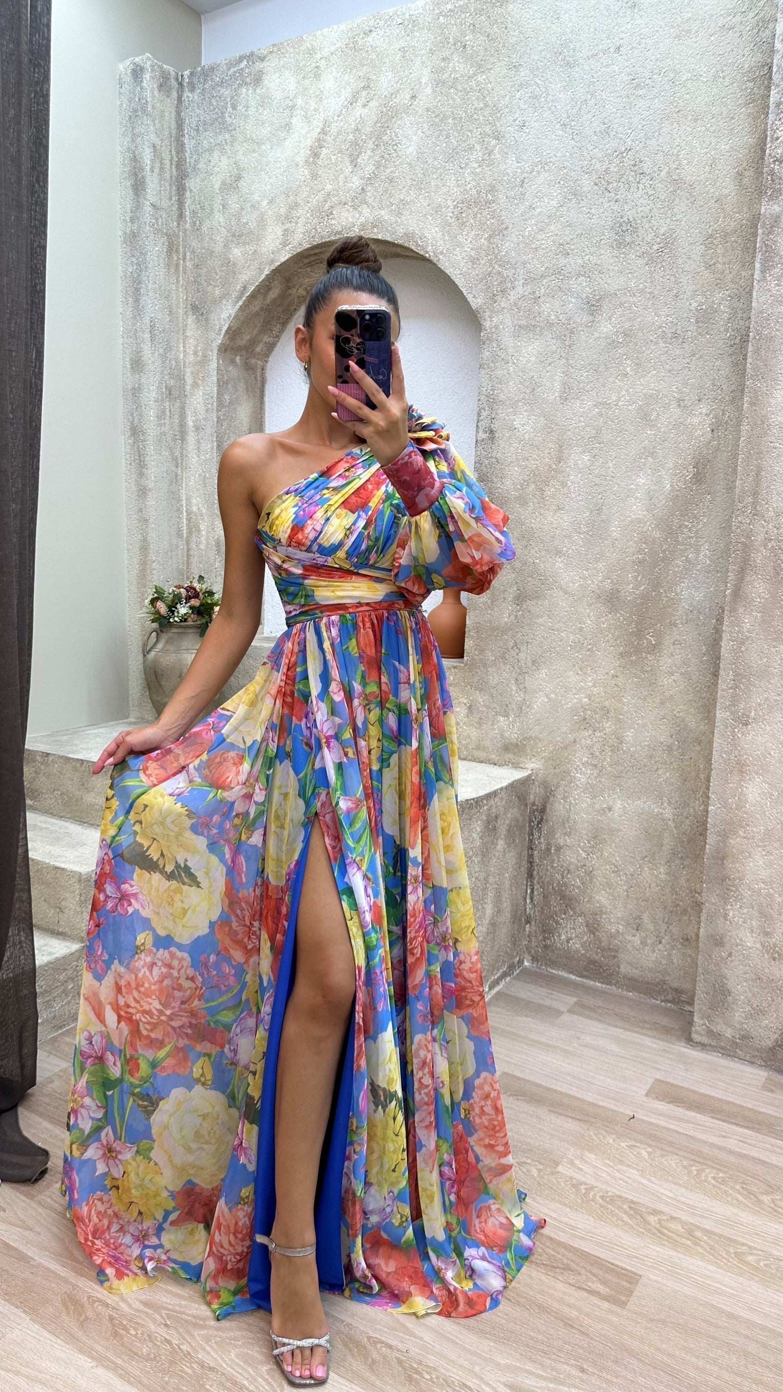 Abito Da Donna Elegante Con Spalle Cadenti Per Cerimonie E Eventi Estivi - Vestito Cerimonia Donna Elegante 4