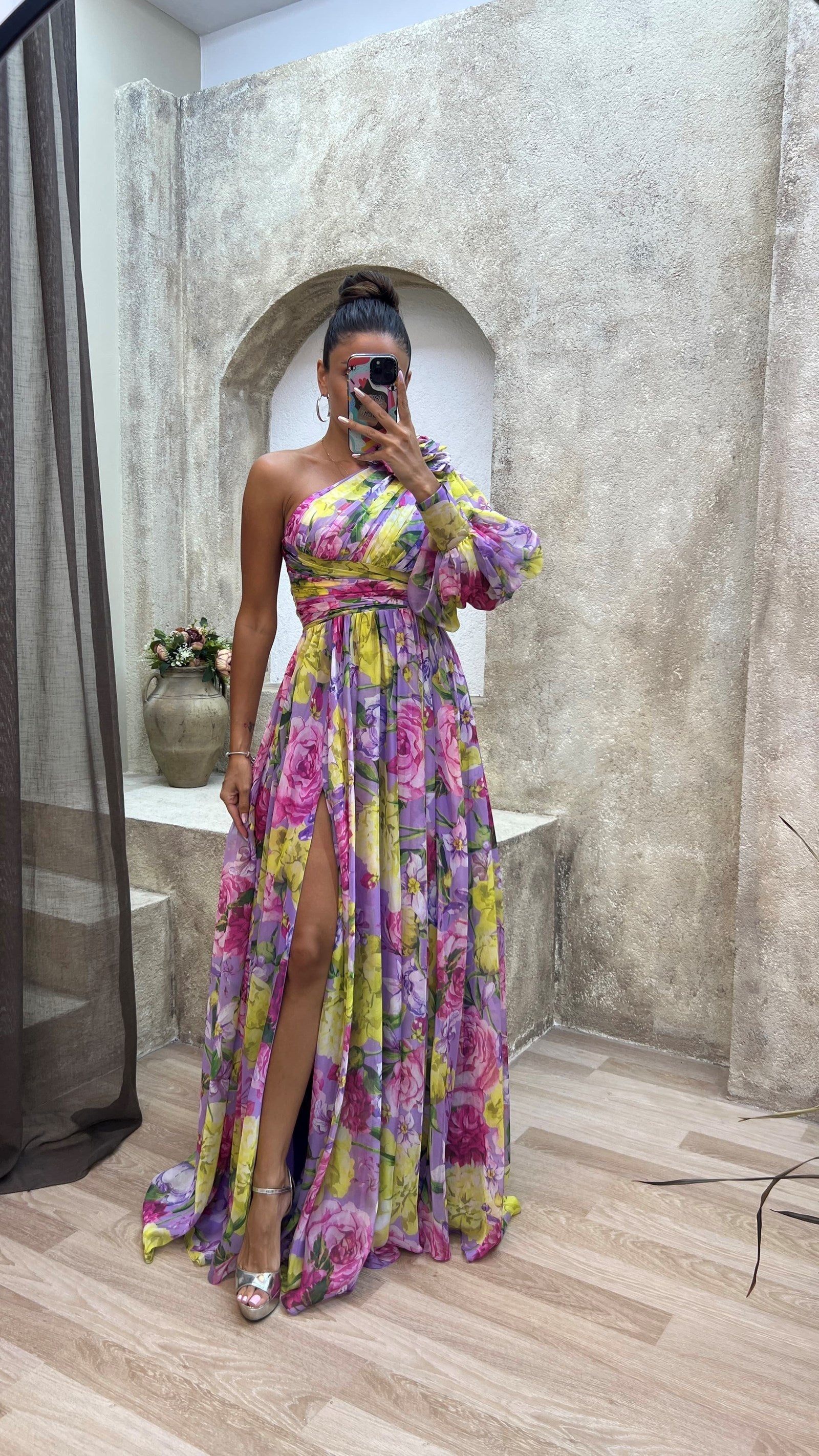 Abito Da Donna Elegante Con Spalle Cadenti Per Cerimonie E Eventi Estivi - Vestito Cerimonia Donna Elegante 5