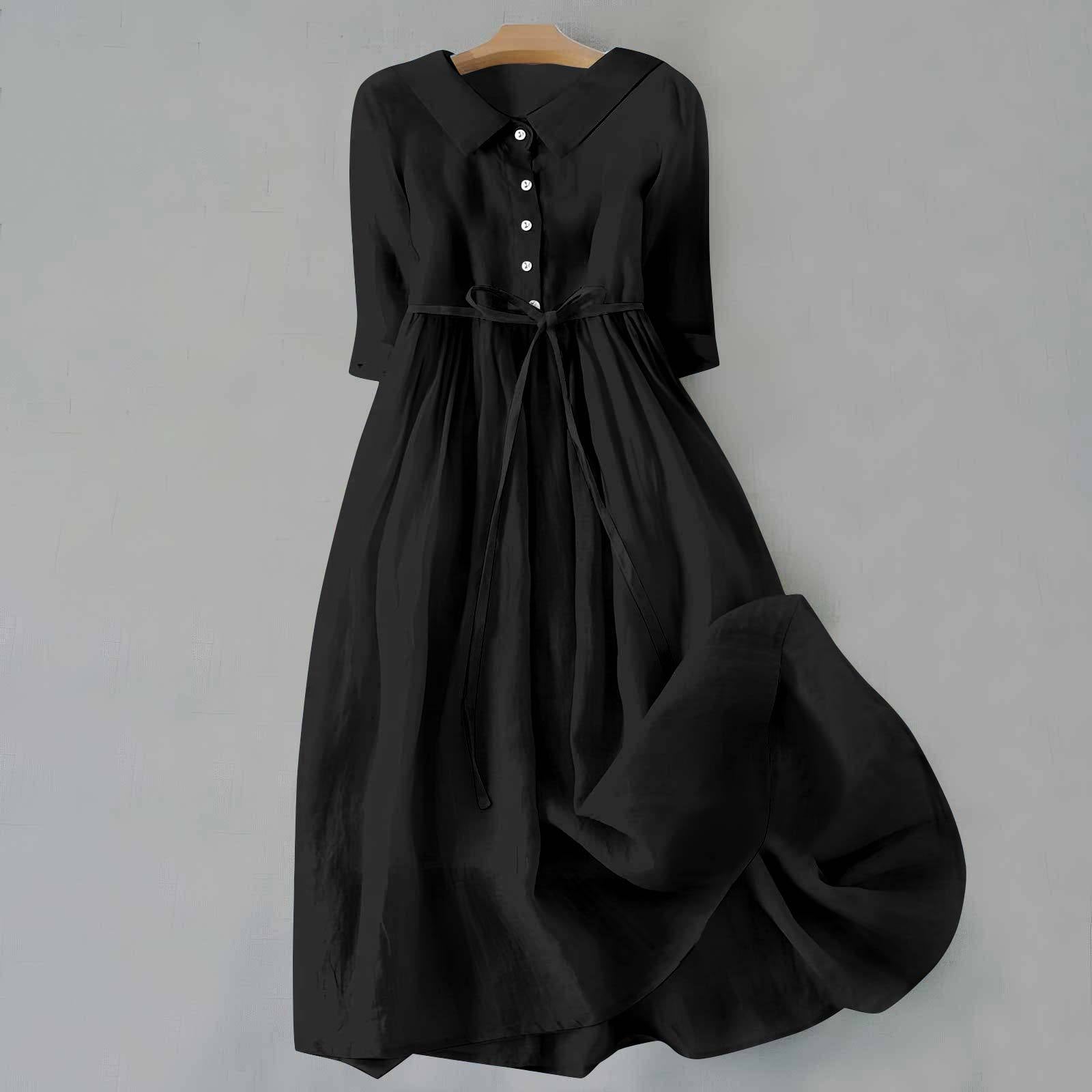 Abito Donna Elegante Casual per Estate - Vestito Minimalista e Comodo per Ogni Occasione - Abbigliamento Donna Trendy 3