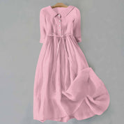 Abito Donna Elegante Casual per Estate - Vestito Minimalista e Comodo per Ogni Occasione - Abbigliamento Donna Trendy 4