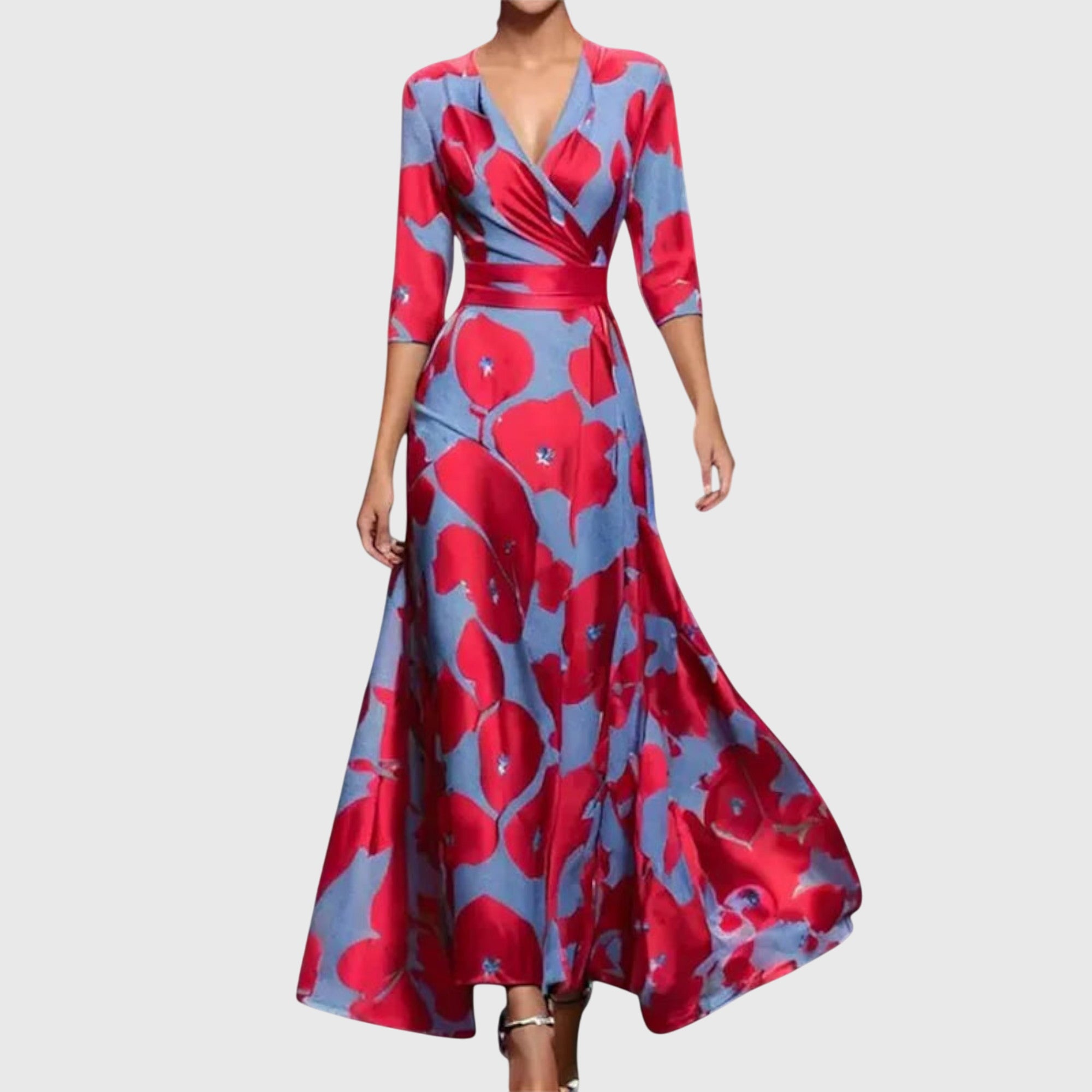 Abito Estivo Donna — Vestibilità Svasata Elegante Cerimonia