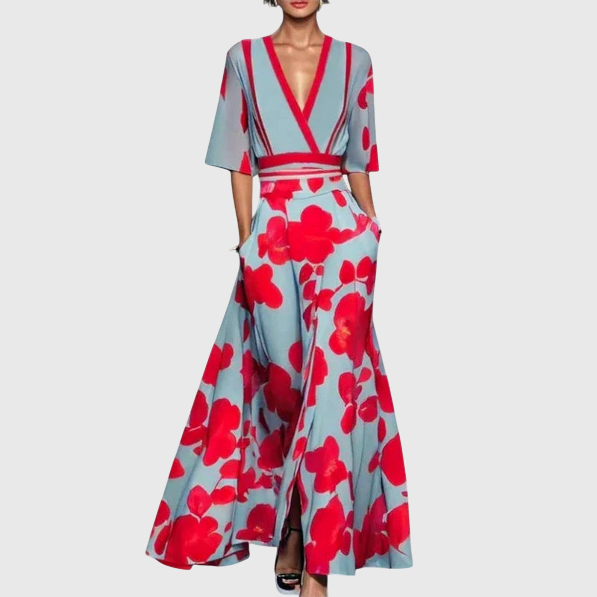 Abito Donna Elegante Estivo | Vestito Cerimonia Donna Versatile e Chic 1