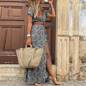 Abito Donna Elegante Maxi Boho per Occasioni Estive - Vestiti Eleganti Donna per Look Versatile e Comodo 2