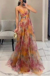 Abito Donna Elegante con Scollo a V e Gonna Fluida per Look Estivo 3