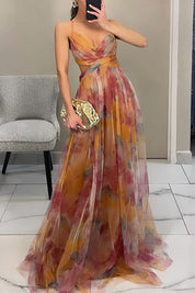 Abito Donna Elegante con Scollo a V e Gonna Fluida per Look Estivo 4