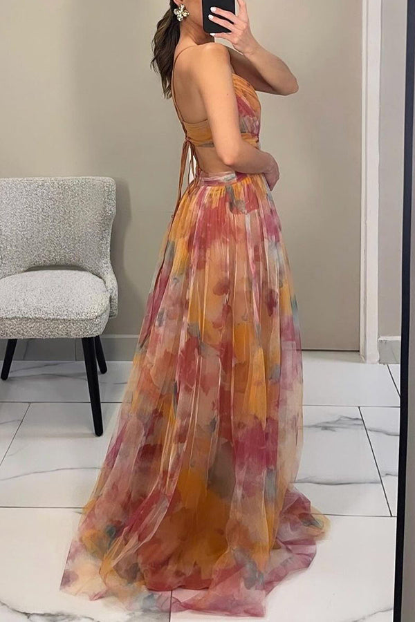 Abito Donna Elegante con Scollo a V e Gonna Fluida per Look Estivo 5