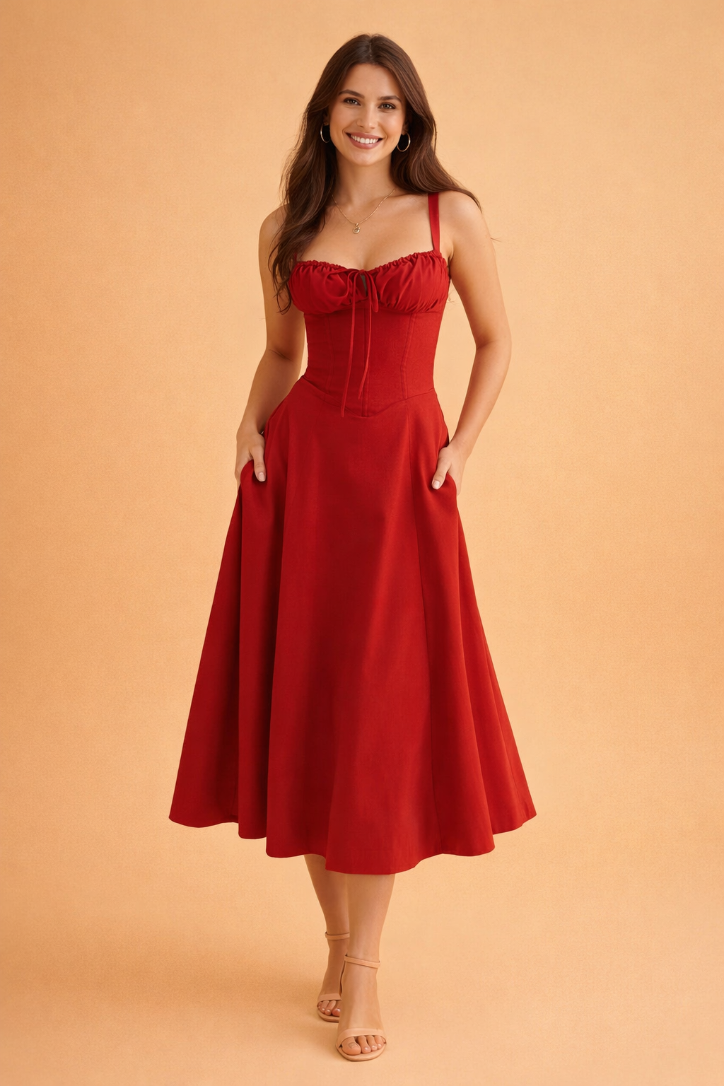 Abito Donna Elegante con Vita e Design Raffinato - Abiti Cerimonia Donna per Ogni Occasione 5