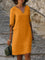 Abito Elegante Donna con Scollo a V - Vestito Cerimonia Versatile per Occasioni Speciali e Look Raffinato 4