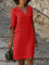 Abito Elegante Donna con Scollo a V - Vestito Cerimonia Versatile per Occasioni Speciali e Look Raffinato 5