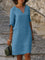 Abito Elegante Donna con Scollo a V - Vestito Cerimonia Versatile per Occasioni Speciali e Look Raffinato 9