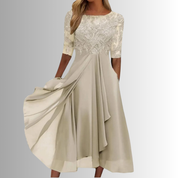 Abito Elegante in Pizzo da Donna per Occasioni Speciali e Matrimoni 2
