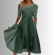 Abito Elegante in Pizzo da Donna per Occasioni Speciali e Matrimoni 3