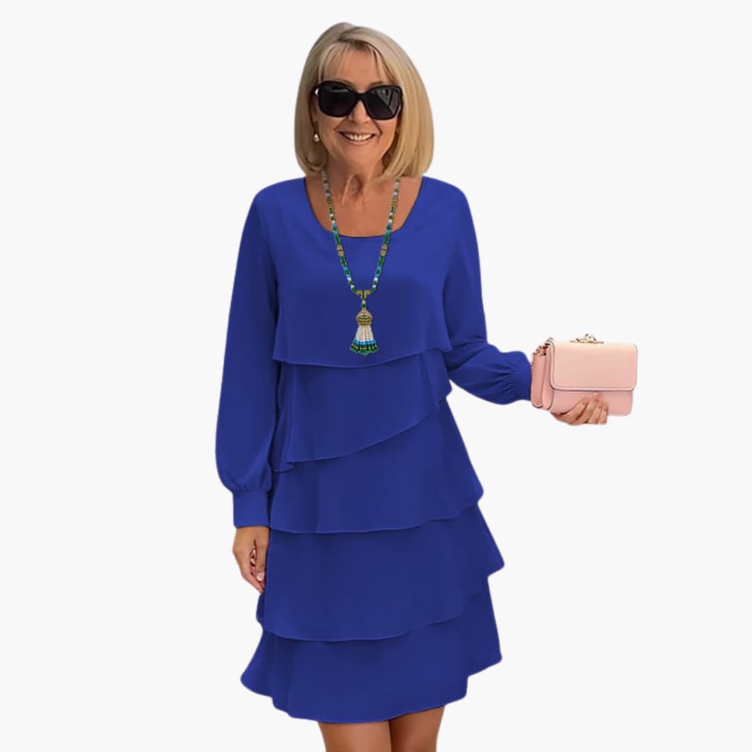 Abito Estivo Elegante da Donna con Maniche Lunghe per Giornate Calde 0