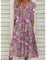 Abito Estivo Elegante per Donne - Vestito Estivo Chic con Copertura Pancia e Scollo a V, Versatile per Ogni Occasione 2