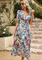 Abito Floreale Donna — Elegante Estivo per Cerimonie