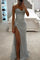 Abito Lungo Elegante Cerimonia per Matrimoni e Celebrazioni Estive - Vestito Lungo Estivo con Spacco Fashion 1