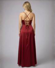 Abito Lungo Elegante Con Spacco - Vestito Lungo Cerimonia Per Ogni Occasione 1