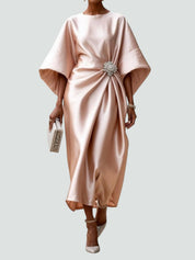 Abito Lungo Elegante da Donna per Cerimonia, Perfetto per Matrimoni e Serate di Gala 4