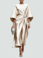 Abito Lungo Elegante da Donna per Cerimonia, Perfetto per Matrimoni e Serate di Gala 5