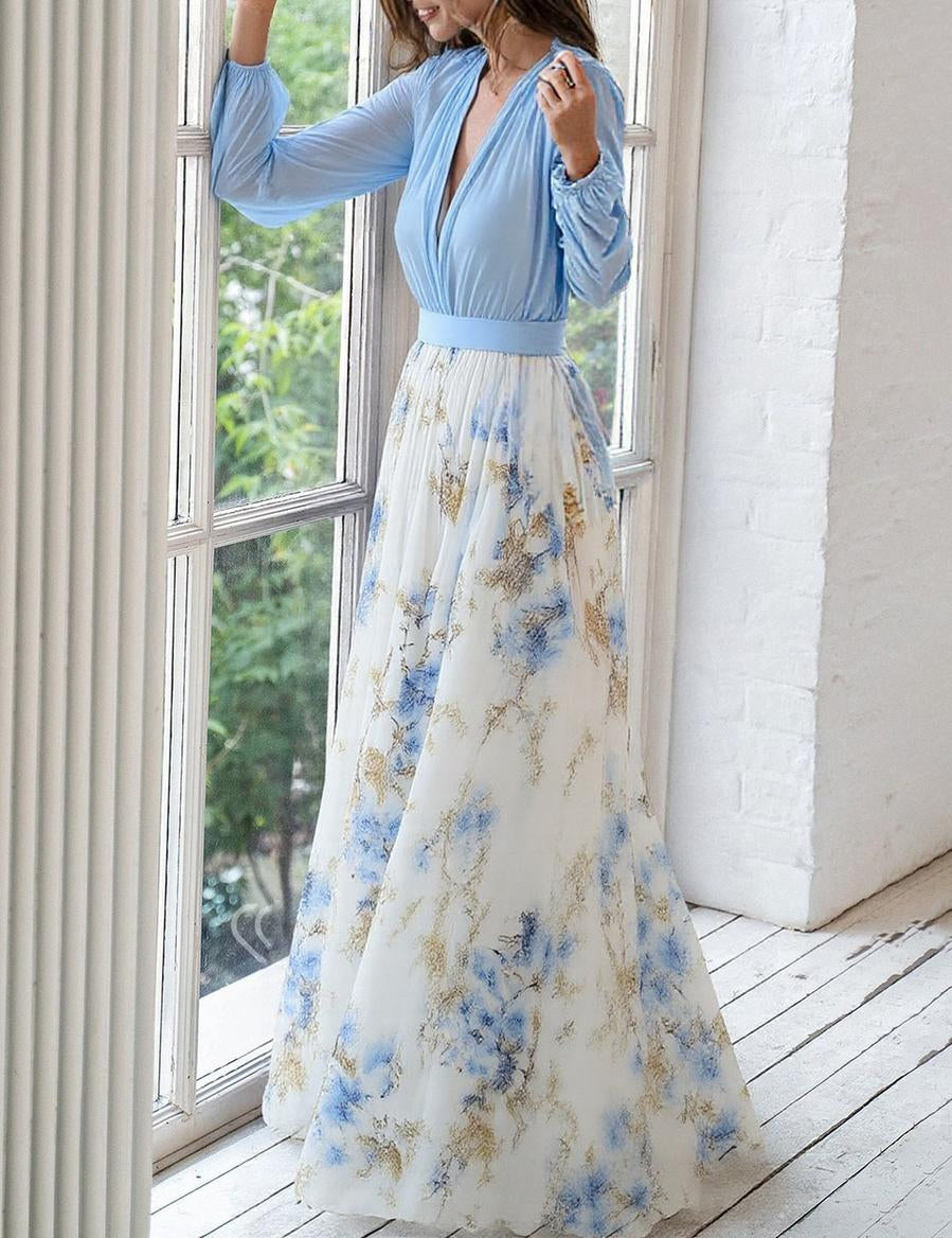 Abito Lungo Estivo Floreale Donna - Elegante e Comodo Vestito Estivo per Ogni Occasione 1