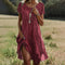 Abito Maxi Estivo da Donna Elegante e Boho-Chic con Dettagli Romantici 3