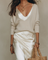 Abito Maxi Satinato con Maglione Coordinato per Donna - Look Elegante e Versatile 0