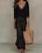 Abito Maxi Satinato con Maglione Coordinato per Donna - Look Elegante e Versatile 3