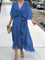 Abito Midi Elegante Donna - Stile Versatile per Ogni Occasione, Comfort e Silhouette Lusinghiera 2