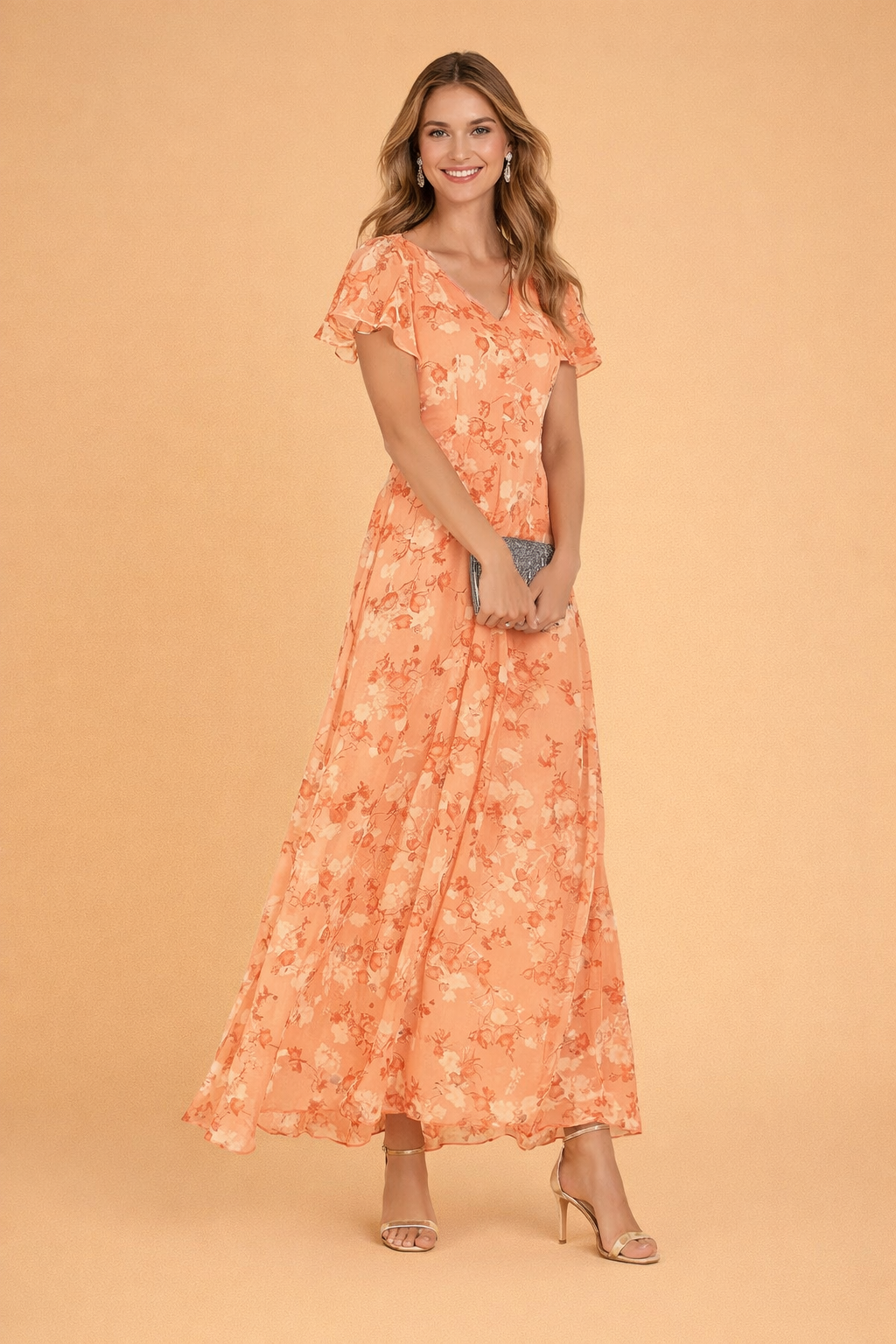 Abito Midi Elegante Floreale per Donna - Stile Raffinato e Femminile 5