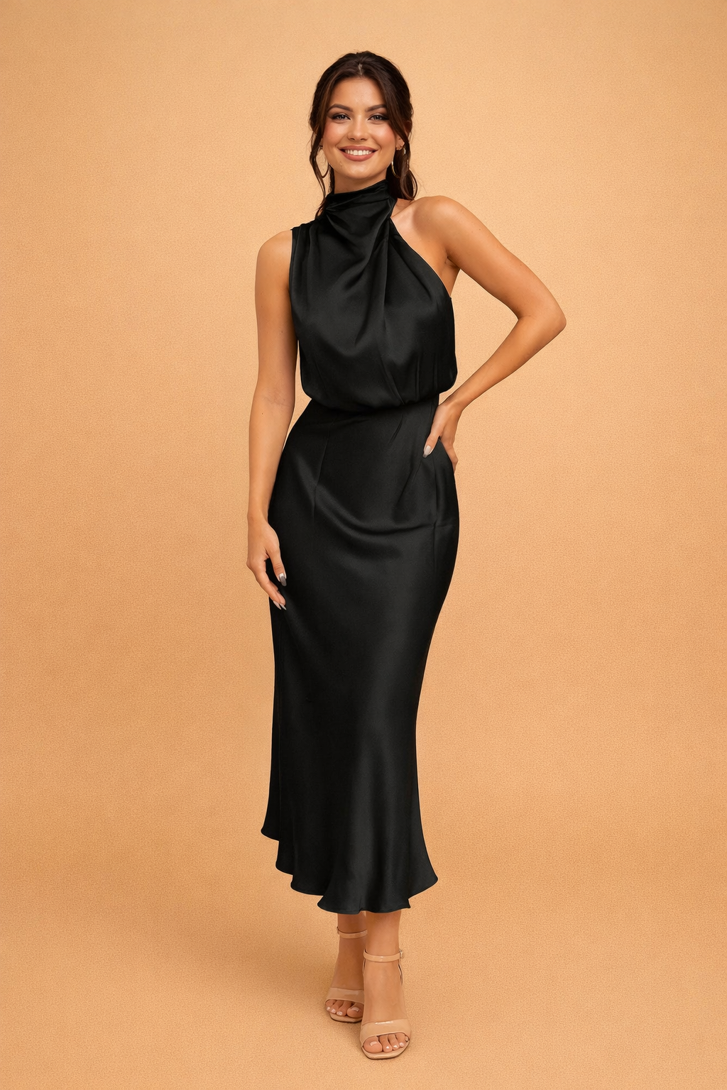 Abito Midi Elegante da Donna per Occasioni Speciali 0