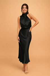 Abito Midi Elegante da Donna per Occasioni Speciali 0