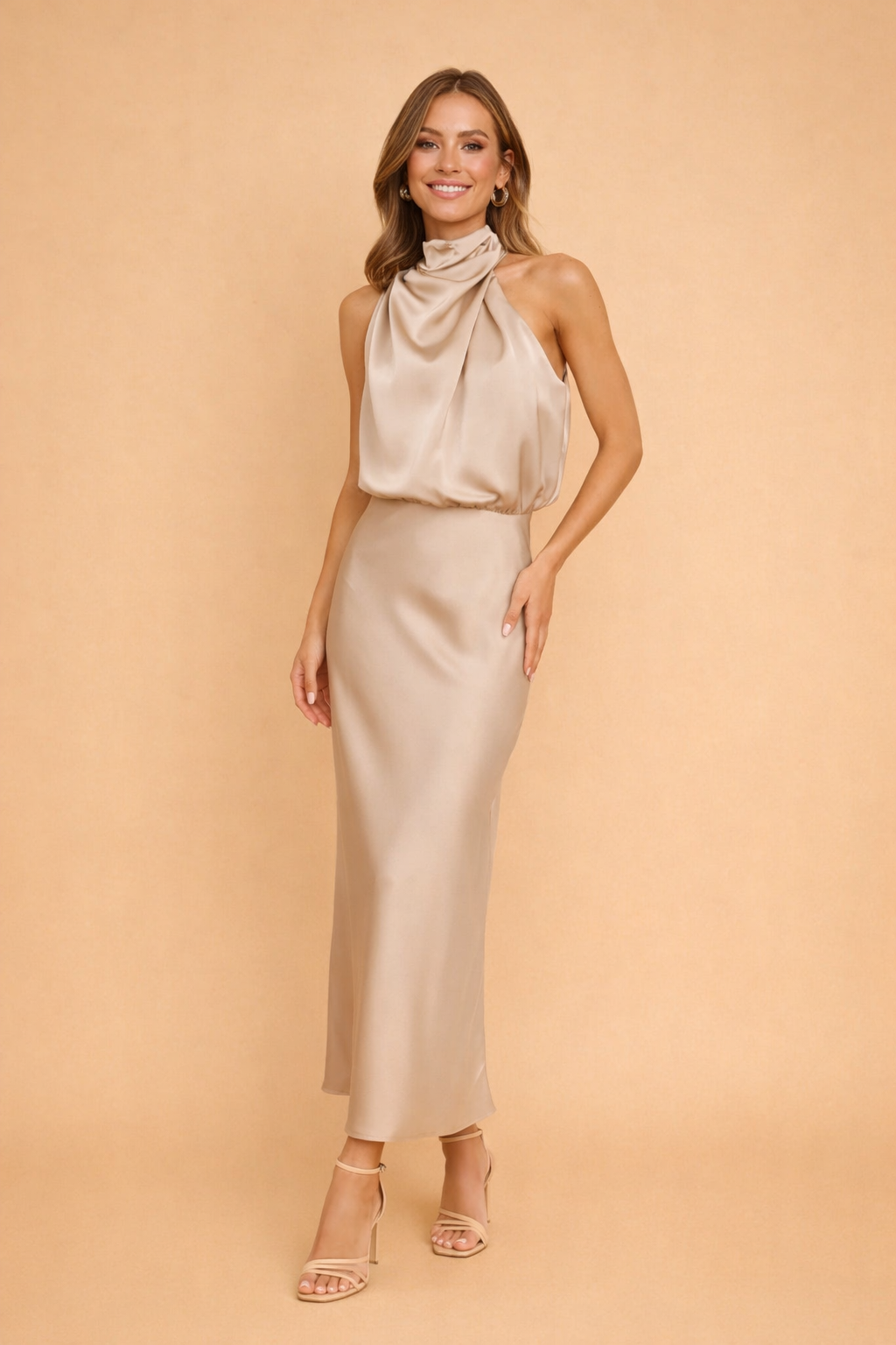 Abito Midi Elegante da Donna per Occasioni Speciali 1