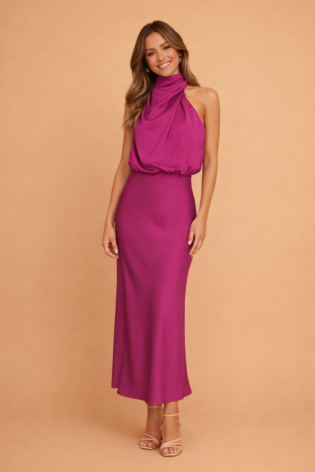 Abito Midi Elegante da Donna per Occasioni Speciali 3