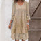 Abito Midi Floreale Elegante Donna - Abiti Cerimonia e Vestiti Eleganti per Ogni Occasione 2
