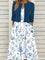 Abito Midi Floreale con Coprispalle Coordinato per Look Elegante 2