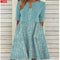 Abito Midi Floreale con Coprispalle Coordinato per Look Elegante 3