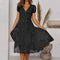 Abito a Linea con Scollo a V e Gonna Fluida per Donne - Elegante e Versatile 3