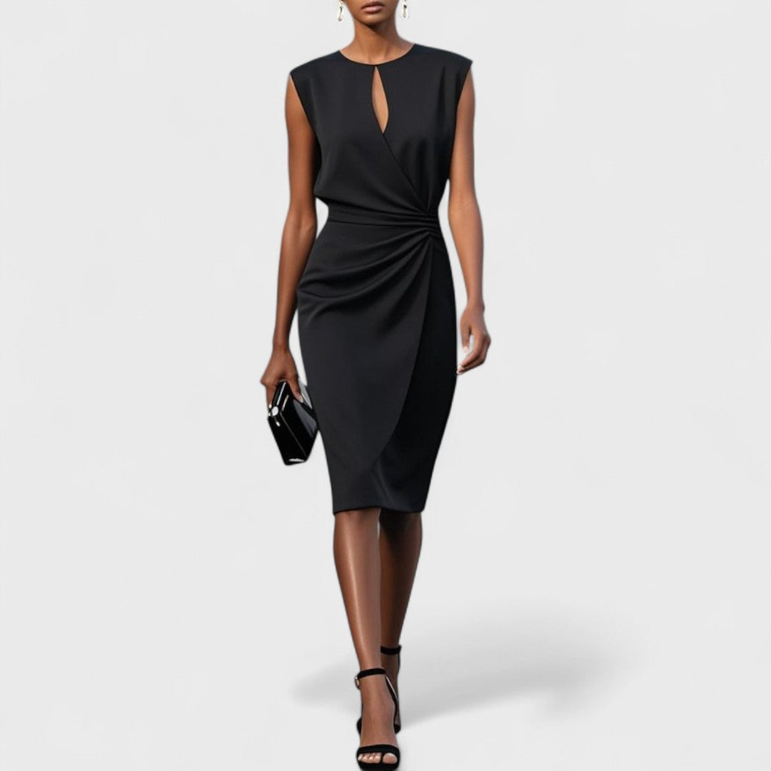 Abito da Donna Elegante per Cerimonia - Vestito Elegante per Occasioni Formali e Chic 2