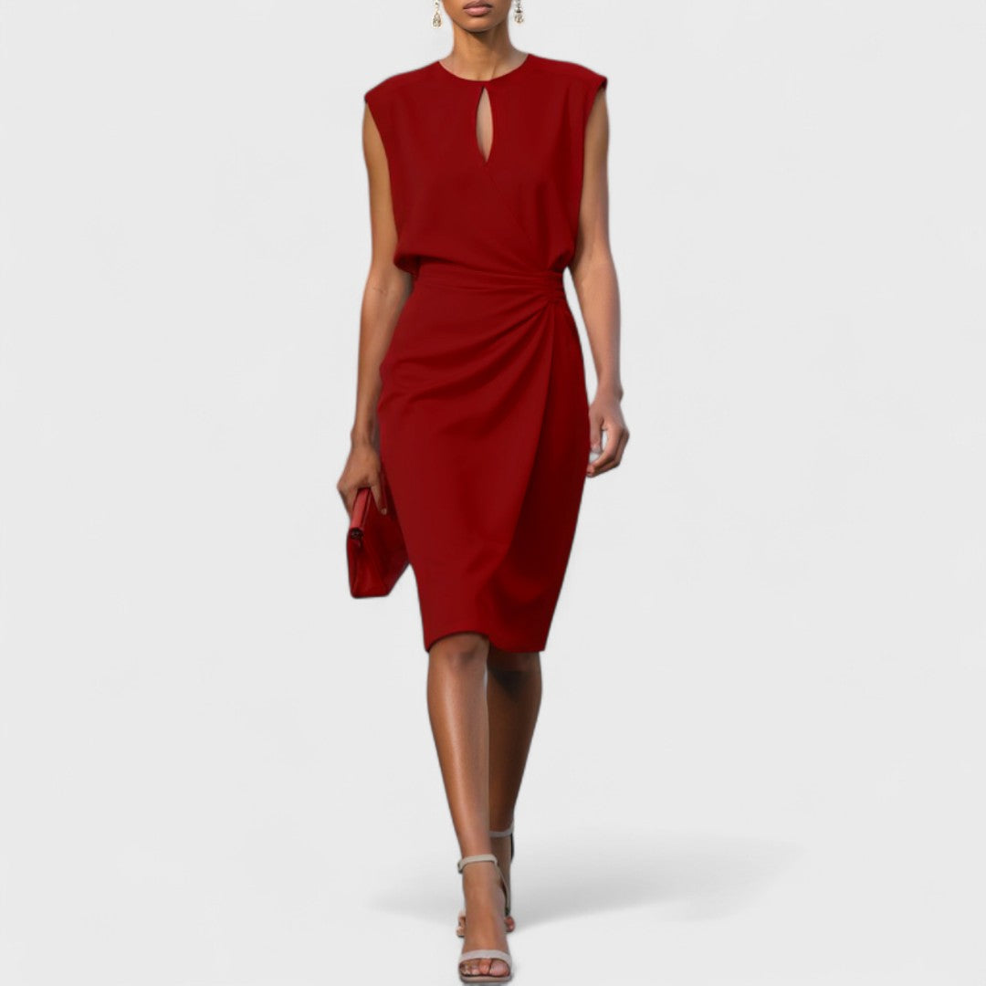 Abito da Donna Elegante per Cerimonia - Vestito Elegante per Occasioni Formali e Chic 4