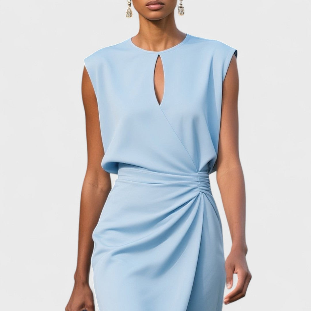 Abito da Donna Elegante per Cerimonia - Vestito Elegante per Occasioni Formali e Chic 6