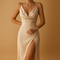 Abito lungo estivo da donna con scollo a V - Elegante e arioso per matrimoni 3