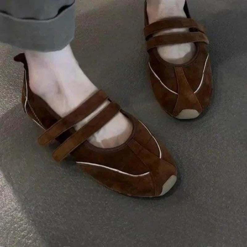 Ballerine comode da donna, slip-on, in morbida similpelle 0