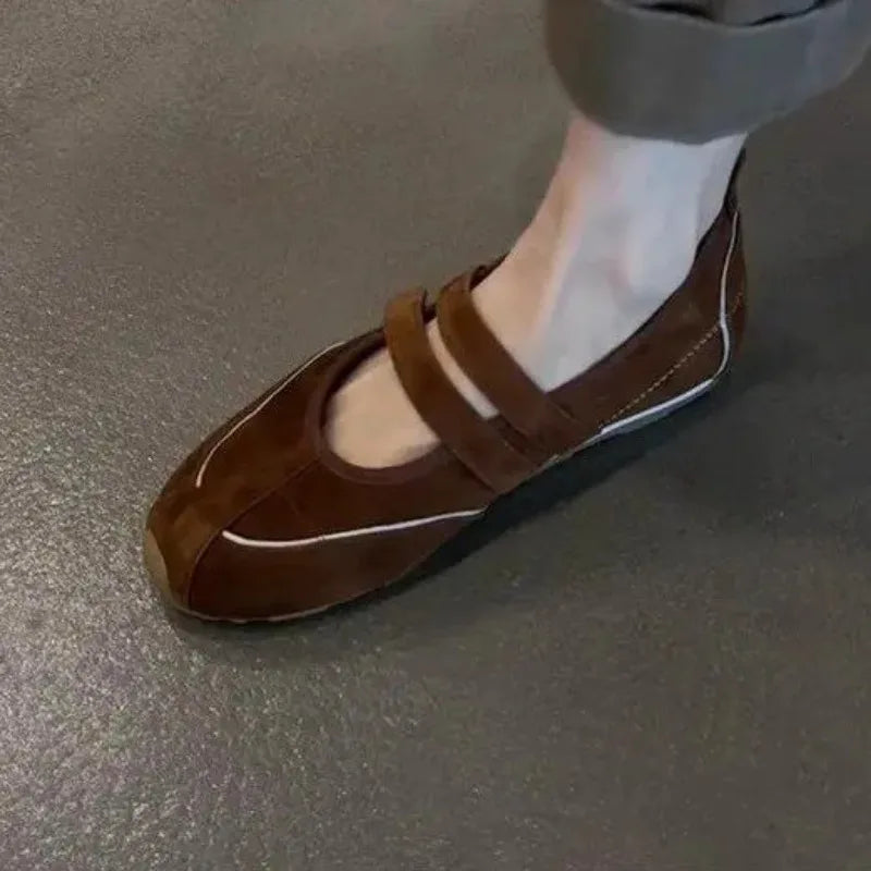 Ballerine comode da donna, slip-on, in morbida similpelle 4