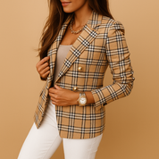 Blazer aderente con dettagli eleganti per donna | Renée 1