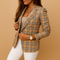 Blazer aderente con dettagli eleganti per donna | Renée 1
