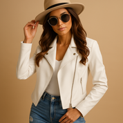 Blazer casual da donna con cerniera e maniche lunghe | Milou 2
