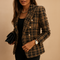 Blazer doppiopetto a quadri da donna | Elvira 2