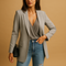 Blazer lungo slim fit da donna | Elise 2