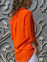 Blusa Elegante Donna con Scollo a V e Linea Morbida per Look Raffinato 1